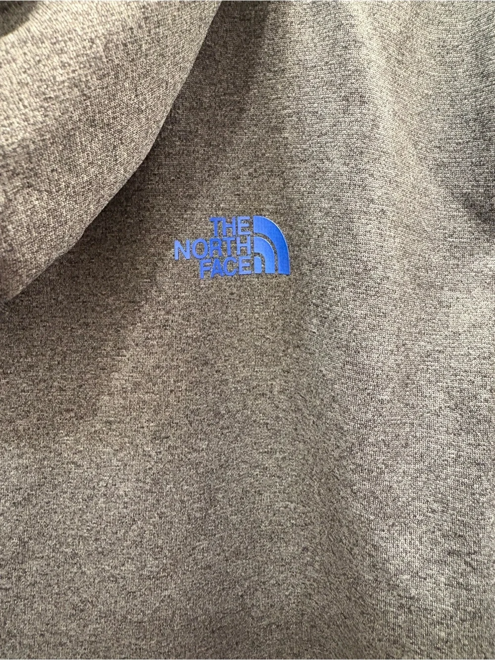 The North Face Men’s Medium Performance Hoodie Gray Blue Pullover